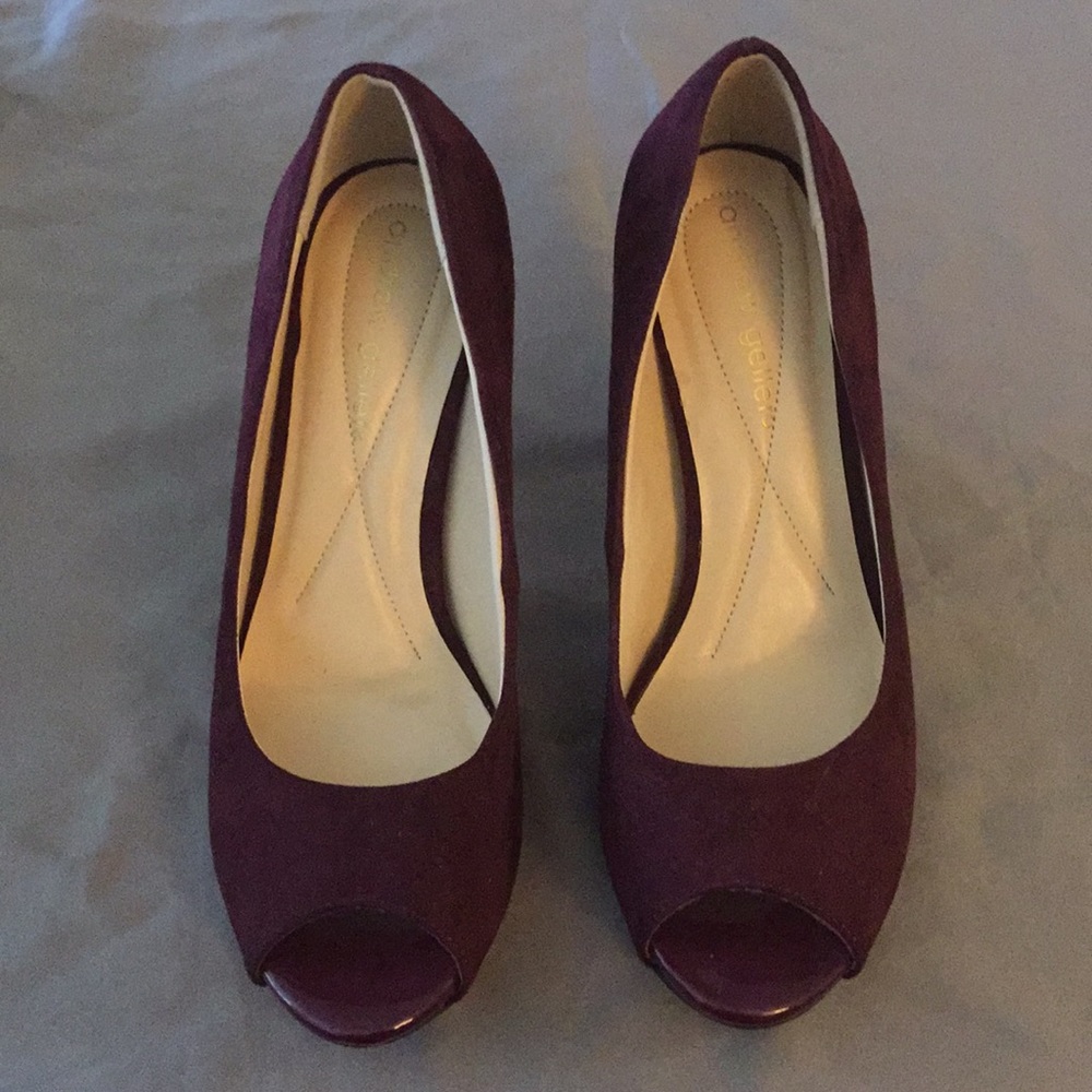 Velvet shoes